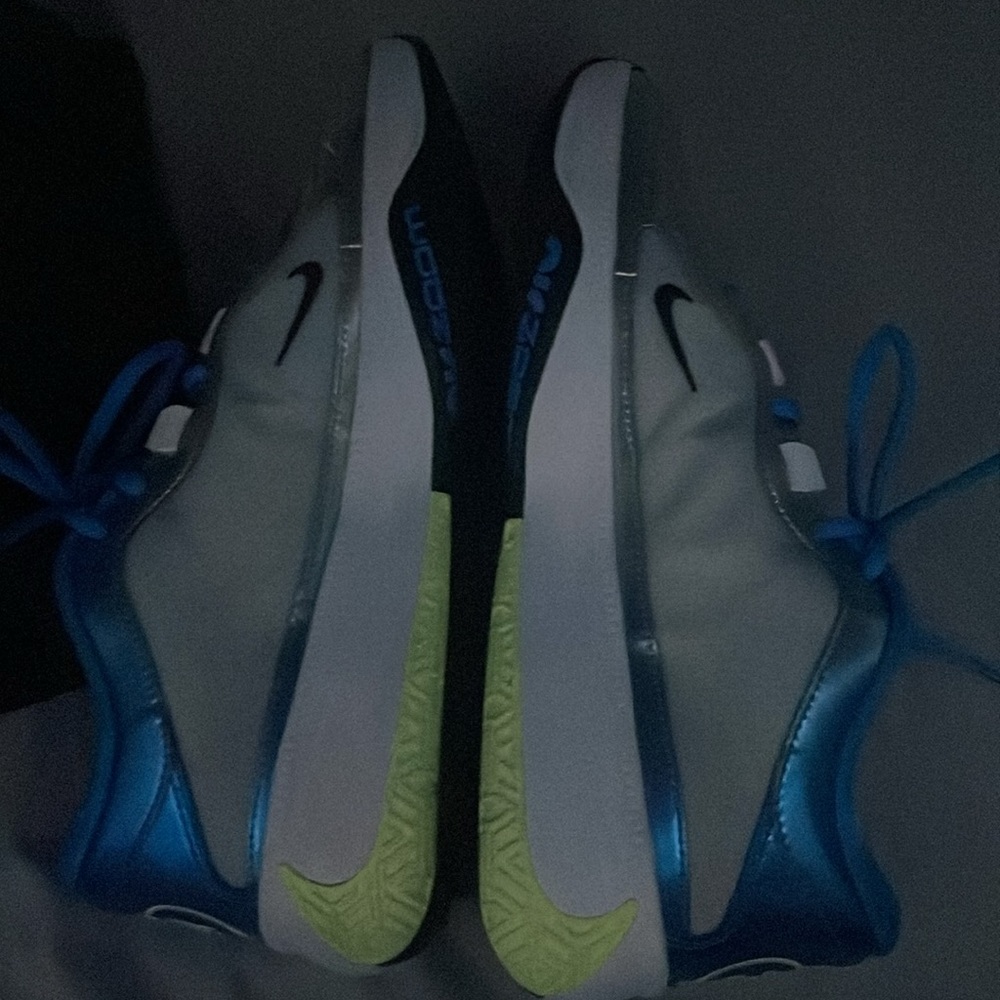 Nike  Blue and Silver Sneakers - Picture 6 of 9